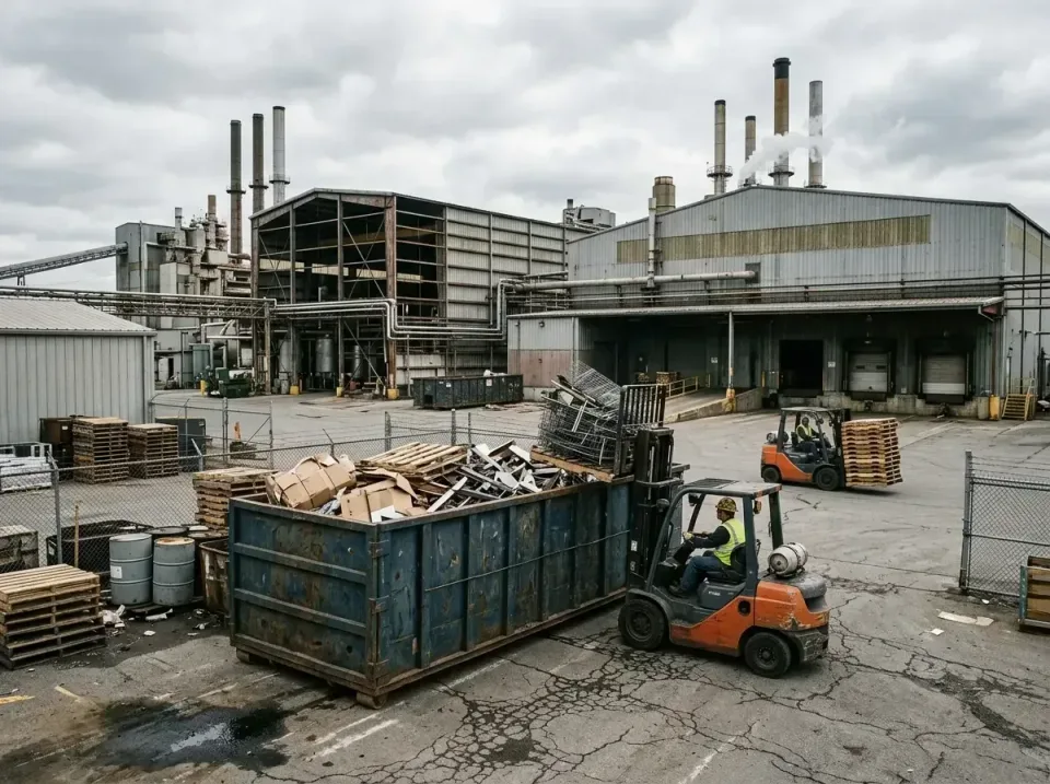 industrial-factory-scrap-conta-003 — frequently asked questions, Cheap Roll-off Dumpster Rentals in Cleves, OH